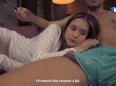 stepsister sees stepbro's cock gif