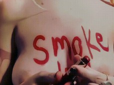 smoke slut is leader now, write it down gif