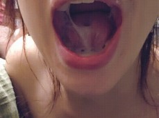 Mara Swan eats your cum like a good girl gif