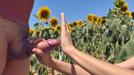 Cum outside