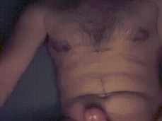 Beefy, bearded, hung dude shoots a four-days' load 0016-1 10 gif