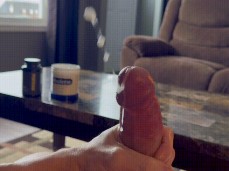 Hung, verbal stud explodes -- big load in slow motion 0231-1 5 gif