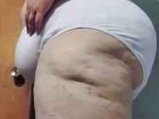 BBW Booty Flexing in Underwear gif