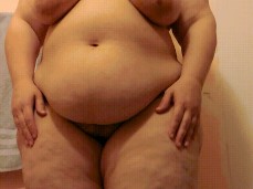 BBW Breasts Flexing gif