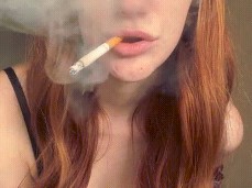 Smoking Dangling gif