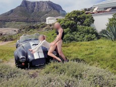 Milf got fucked on the car HelloElly gif