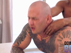 Hot, inked, beefy muscle stud gets banged by Tony Genius 0830 2 gif